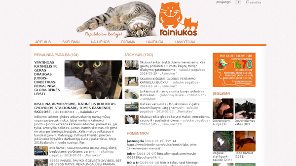 Gyvūnų globos organizacija „Rainiukas“