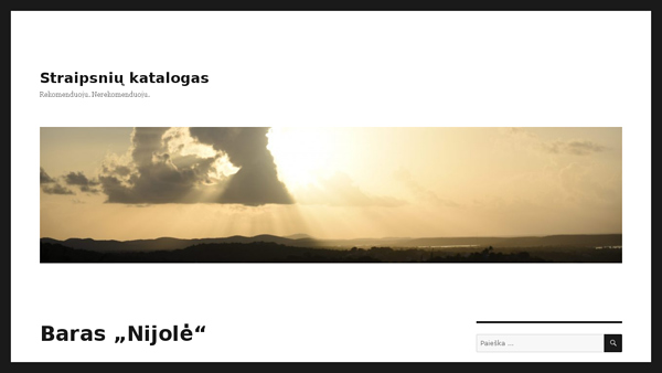 Straipsnių katalogas