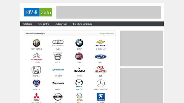 Automobiliu katalogas | RaskAuto