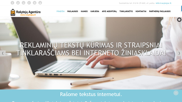Tekstai internetui - Rasytojas.lt