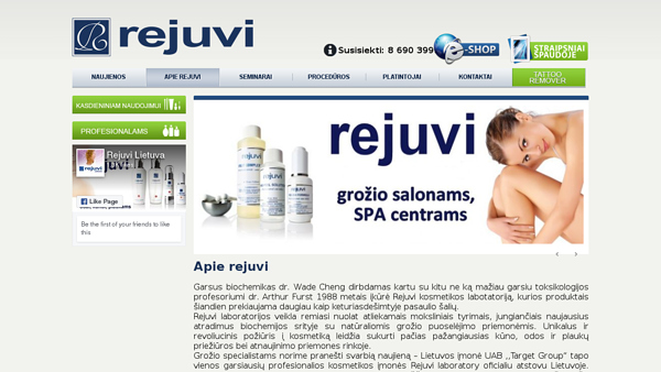 Rejuvi kosmetika ir permanentinio makiažo priemonės