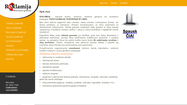 Reklamija - 2014-2020 m. Europinių projektų viešinimas
