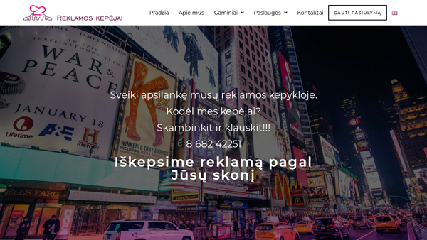 Reklamos gamyba visoje Lietuvoje! 