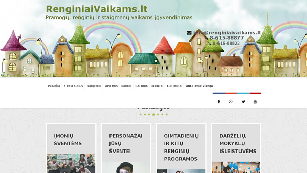 Renginiai vaikams