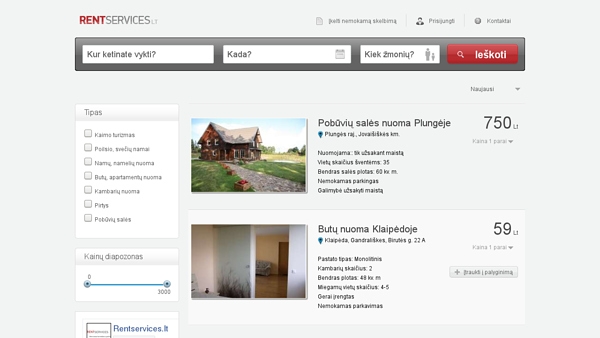 Patalpų nuoma