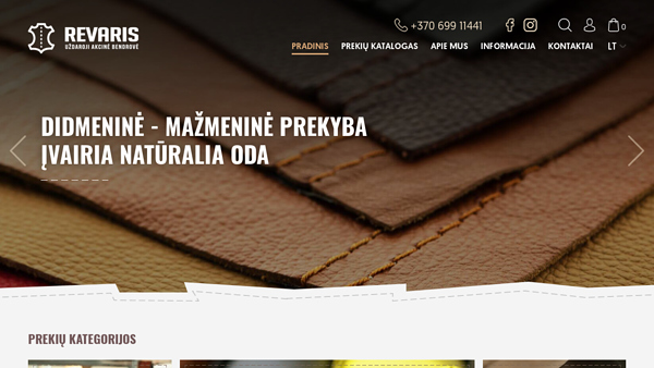 Prekyba įvairia natūralia oda