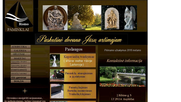 Paminklai antkapiai