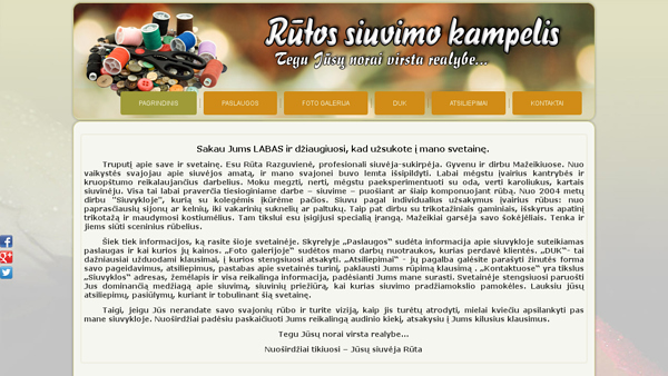 Rūtos siuvimo kampelis