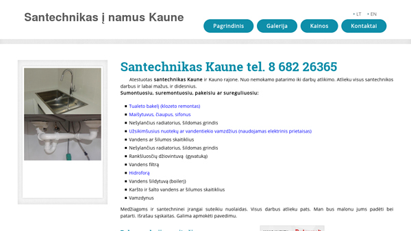 Santechnikas Kaune