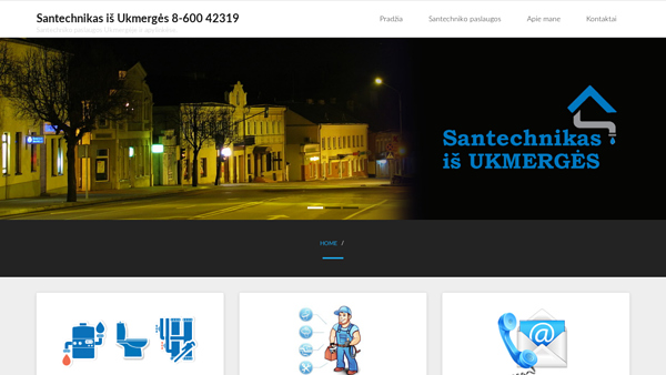 Santechniko paslaugos Ukmergėje