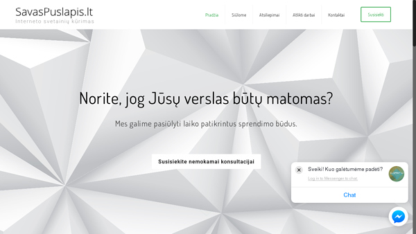 SavasPuslapis.lt - interneto svetainių kūrimas