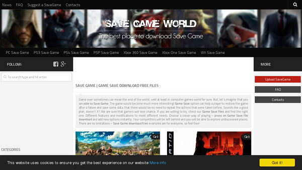 Save Game World