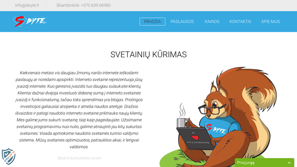 Internetinių svetainių kūrimas