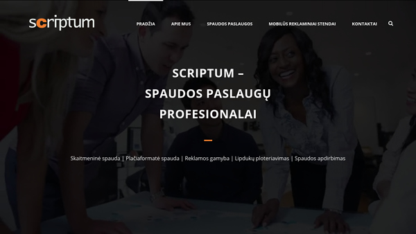 Įvairūs spaustuvės darbai