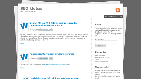 Seoklubas.lt - Seo optimizacija