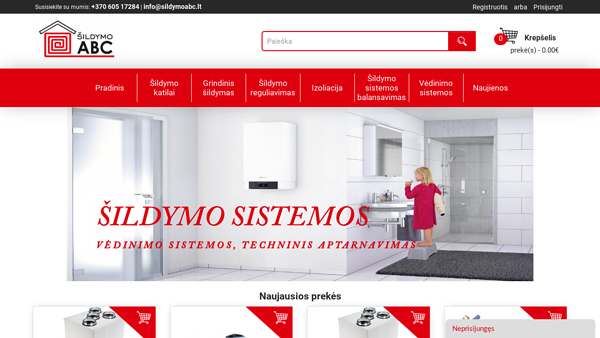 Šildymo sistemos, vėdinimo sistemos