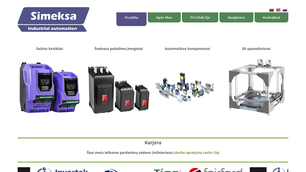 Simeksa - automatika pramonei