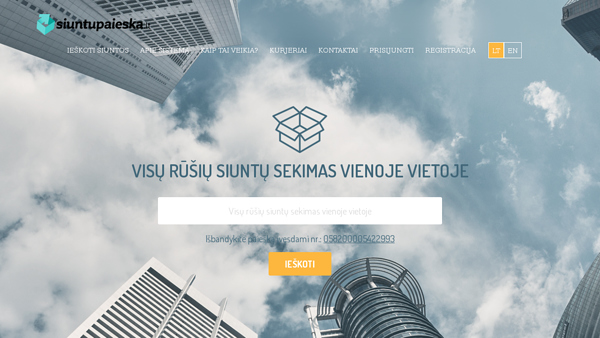 PastoSiuntupaieska.lt - Siuntų sekimas internetu!
