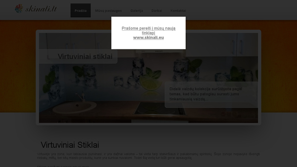 Stiklų, pertvarų dekoravimas