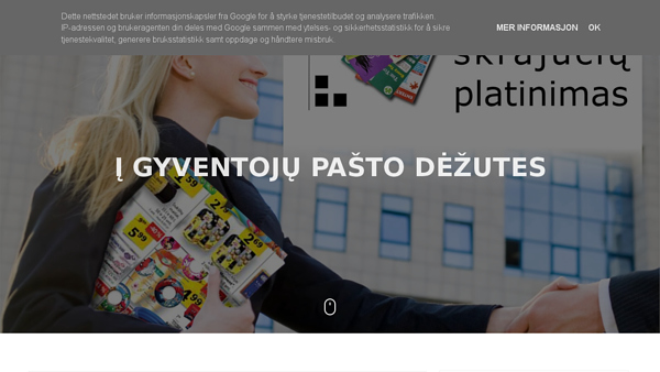 Skrajučių platinimas Vilniuje