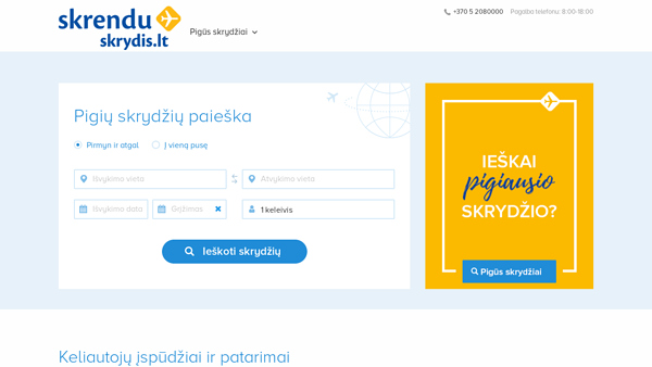 Skrydis.lt - viskas apie jūsų svajonių šalį