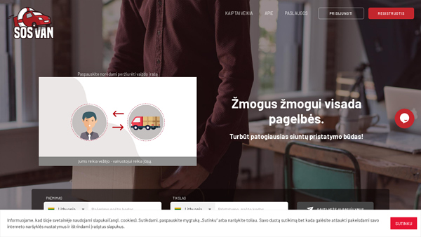 Įvairios pervežimo paslaugos