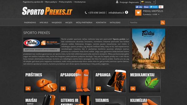 http://www.sportoprekes.lt