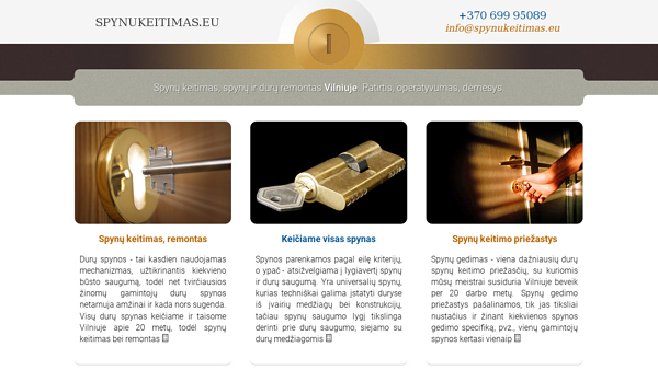 Spynų keitimas ir remontas Vilniuje
