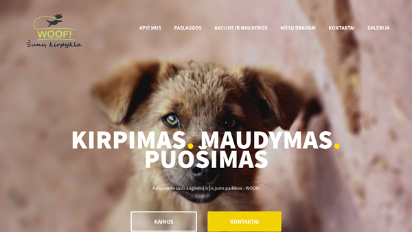 WOOF Šunų kirpykla