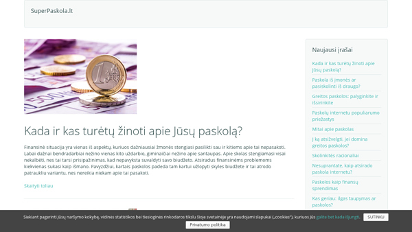Paskolos internetu