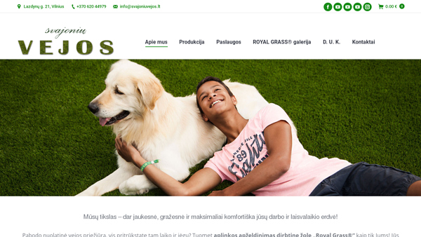 „Svajonių vejos“ – dirbtinė žolė