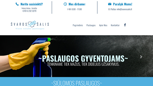 ŠVAROS ŠALIS - profesionalios valymo paslaugos
