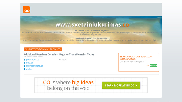 Internetiniu Svetainių kūrimas
