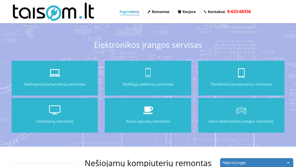 Kompiuterių remonto servisas Klaipėdoje