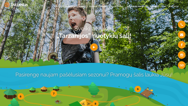 Tarzanija nuotykių parkas