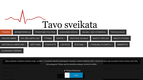 Tavo sveikata