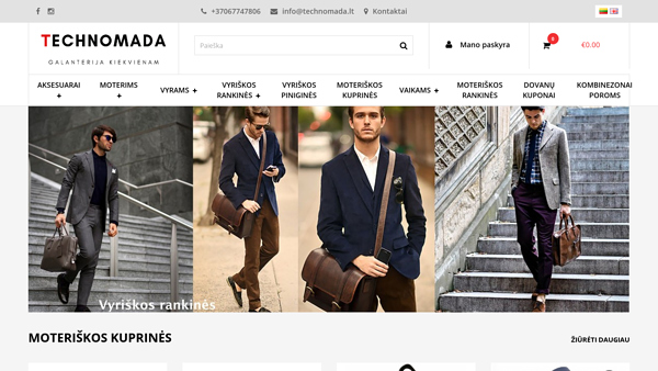 Originalūs ir kokybiški moteriški ir vyriški kombinezonai internetu