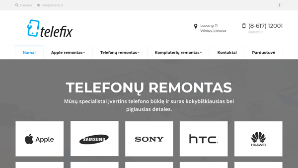 Telefix - GSM telefonų taisymas, supirkimas, pardavimas