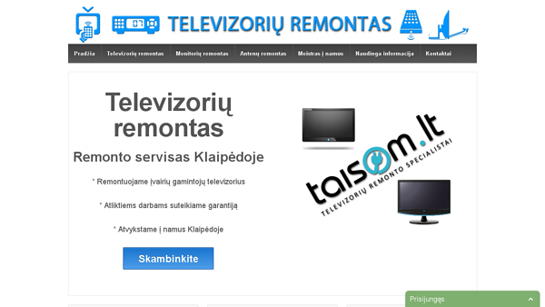 Televizorių taisymas
