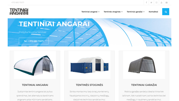 Tentiniai angarai, UAB