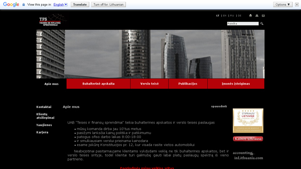 Teisės ir finansų sprendimai