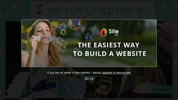 Tipi for little hippie