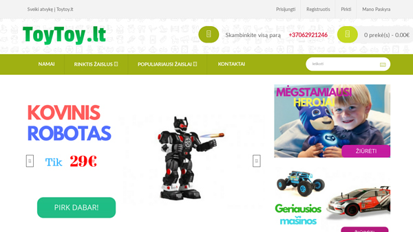 ToyToy.lt - žaislų karalystė internete!