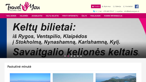 Kelionės Jums