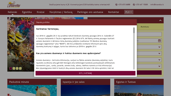 TRAVELTA kelionių agentūra