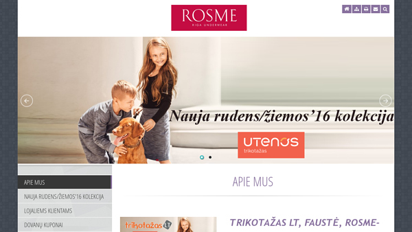 UAB "Faustė"- trikotazas visai šeimai.