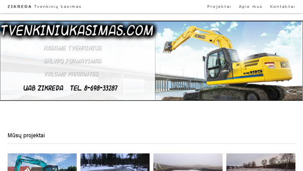 Tvenkinių kasimas