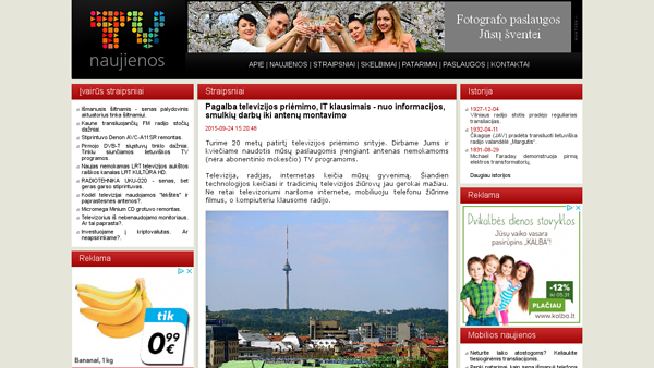 TV naujienos: informacija ir pagalba TV žiūrovams
