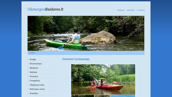 Baidarių nuoma