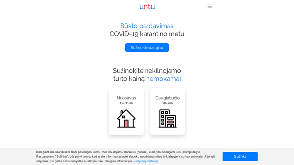 UAB UNTU - Nekilnojamo turto vertinimas internetu